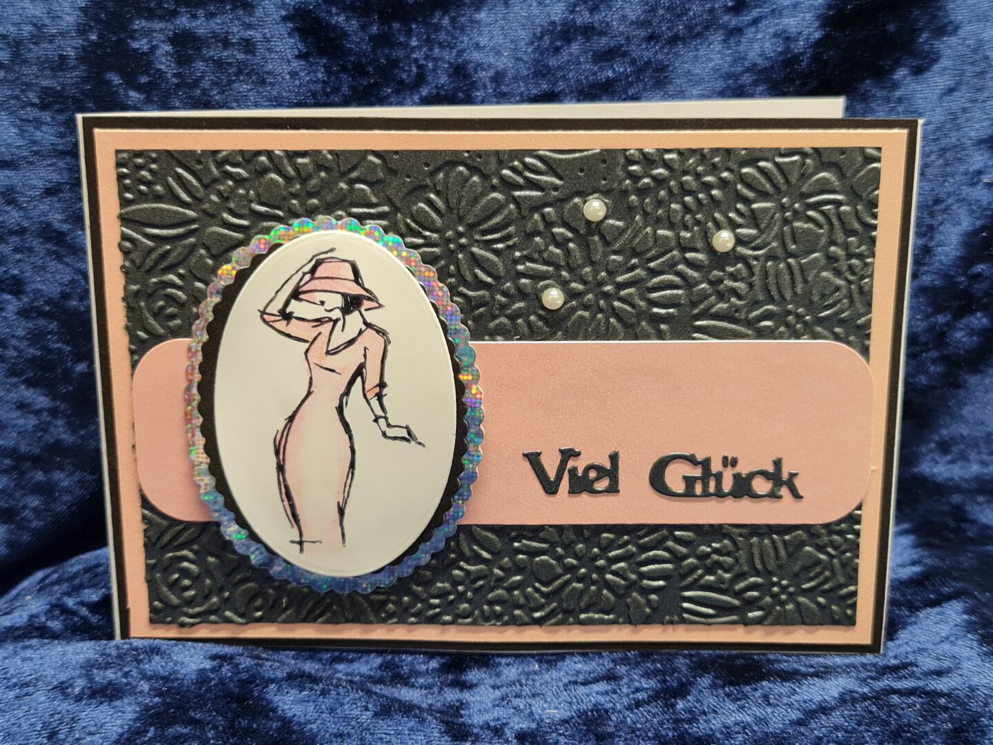 Frau viel Glück