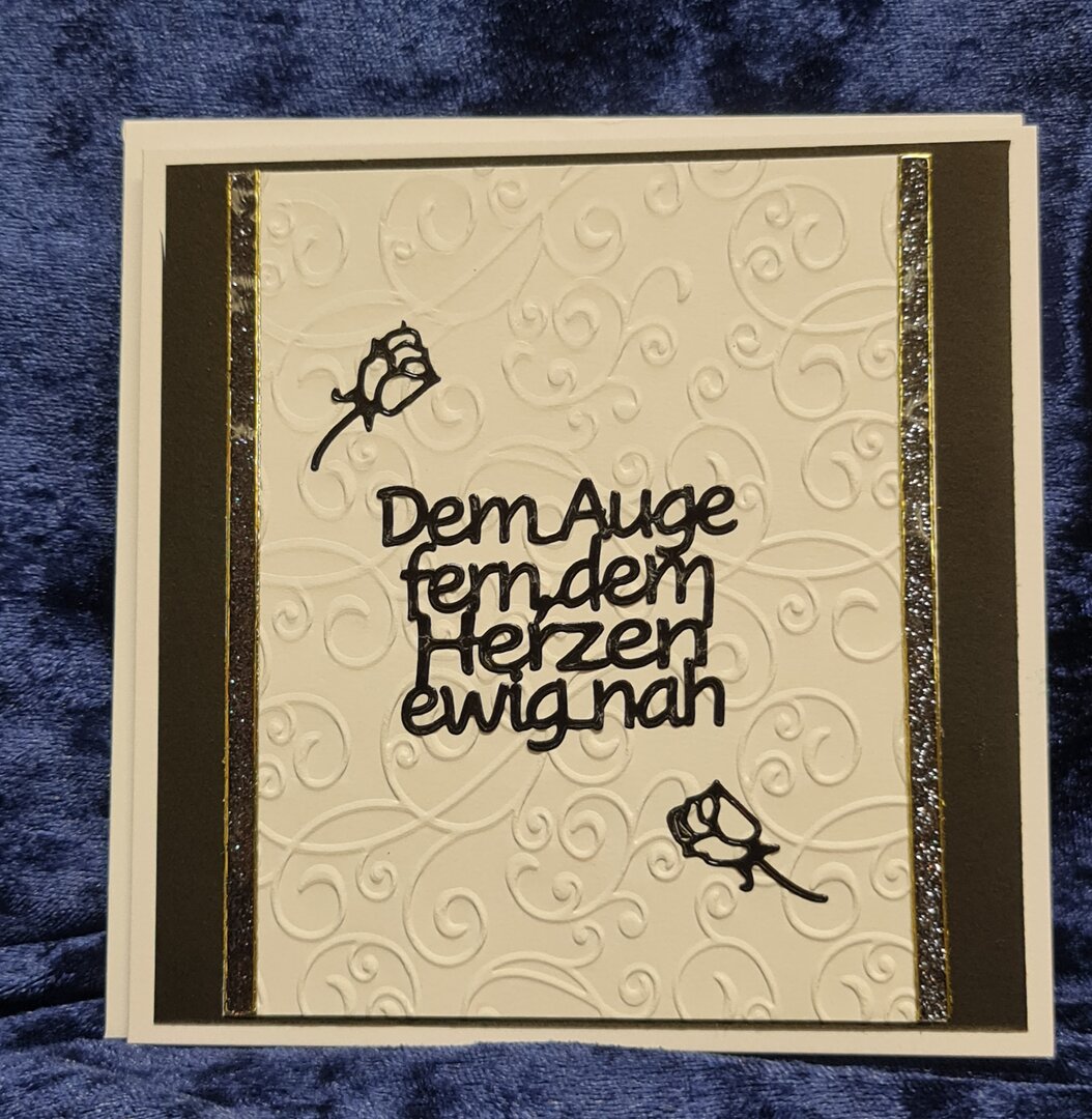 Trauer dem Auge fern