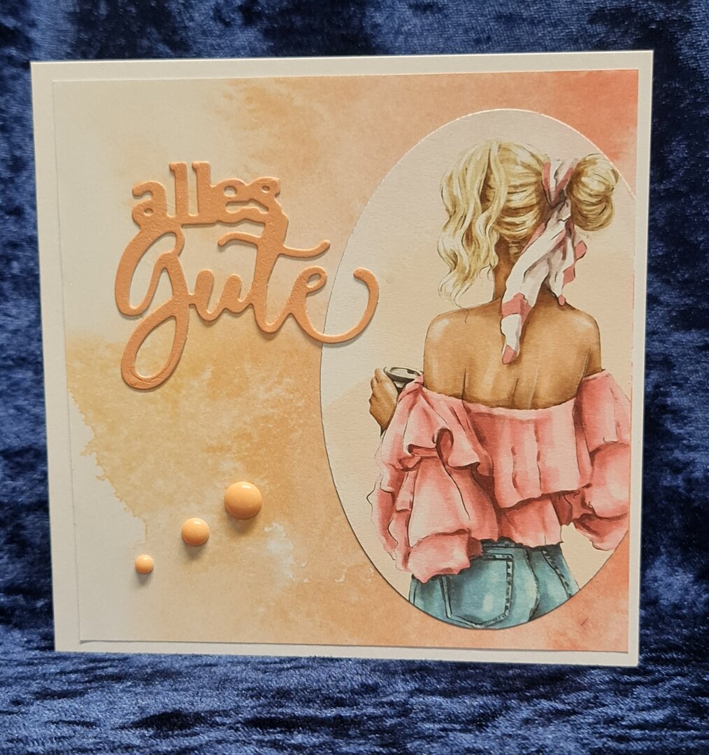 Frau alles Gute