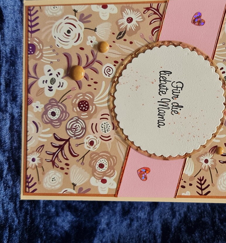 Muttertag rosa-beige