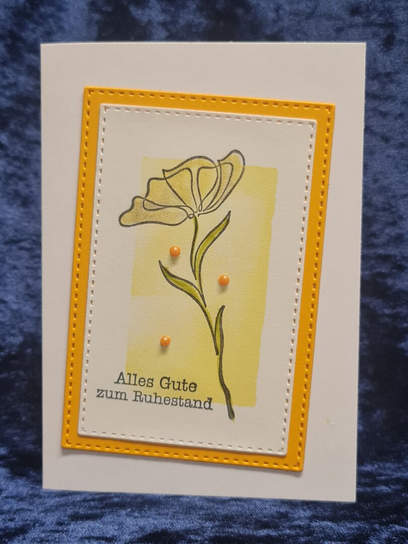 Ruhestand blume gelb