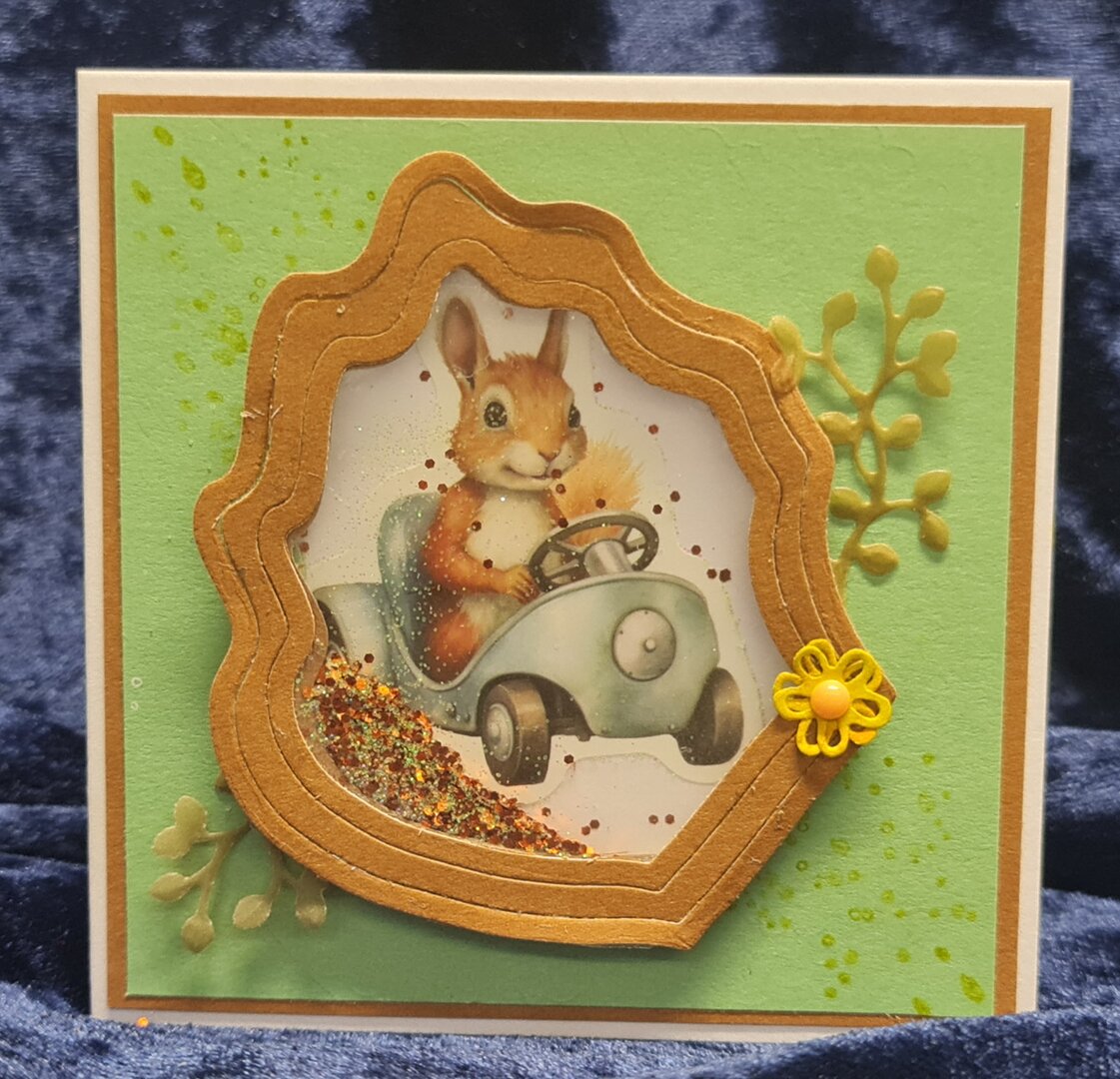 Schüttelkarte Hase